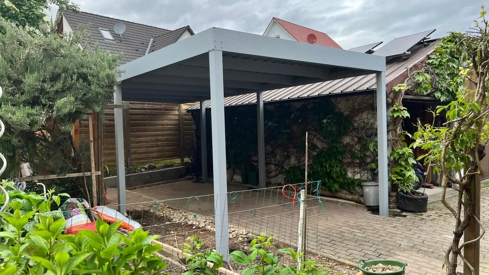 Carport aus Aluminium