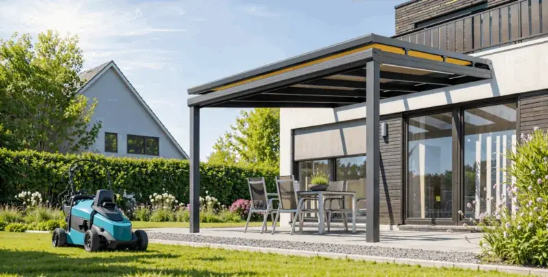 Aufdachbeschattung