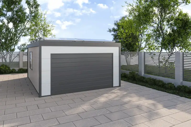 Aluminium-Garage Flat Box