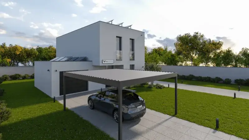 Carport — Ausführung flat line 3 scale 2 1 1024x576