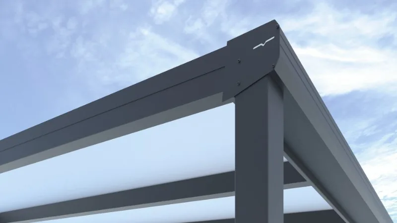Terrassenüberdachung TDS — Ausführung vsg opal